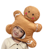 Cute Cartoon Gingerbread Man Travel Christmas Headgear