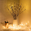 New Year 2024 Creative Willow Twig Branch Lights 20 LEDs Christmas Decoration for Home Noel Kerst Xmas Decoration Navidad 2023