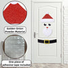Christmas Door Window Stickers Felt Cloth Snowman Santa Claus Elk Wall Sticker Christmas Home Decoration Happy New Year 2024