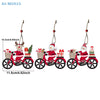 1Pc Christmas Wooden Biker Doll Pendants Cute Xmas Tree Hanging Ornaments DIY Home Christmas Party New Year Gifts Decorations