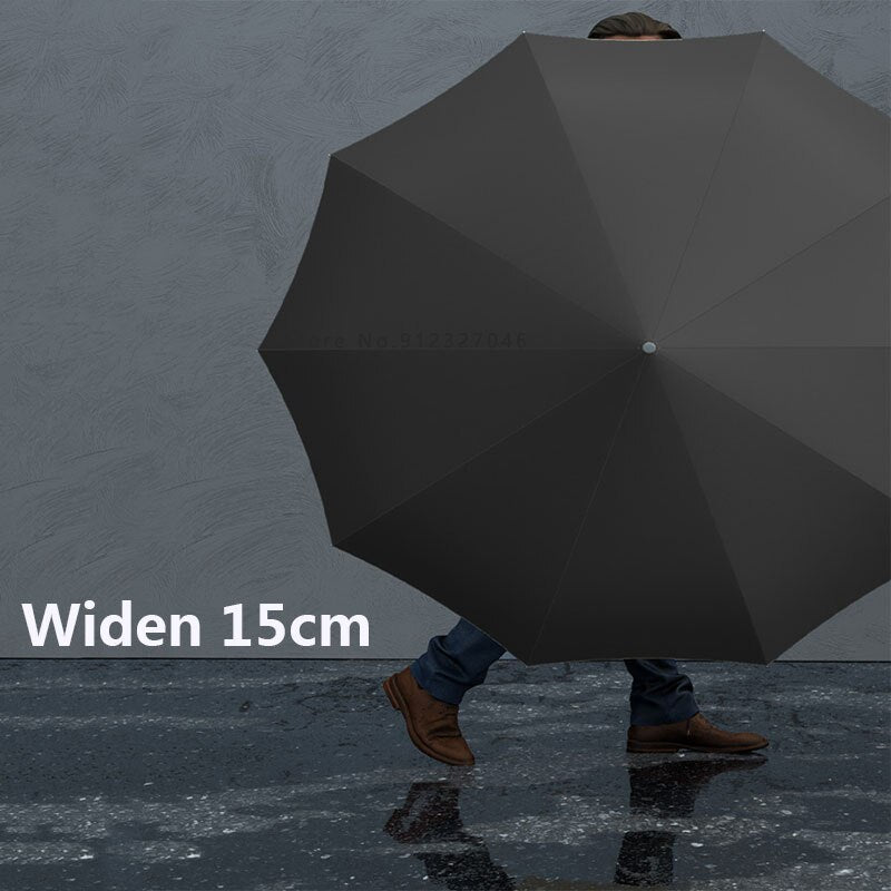 New Xiaomi Automatic Folding Umbrella With Led Light Windproof Large Rain Umbrellas Portable Outdoor Parasol For Men Women
