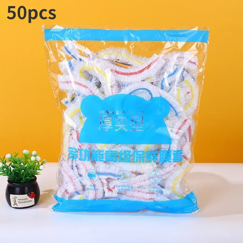 The Amasctic Colorful Saran Wrap Food Cover For Fruit Fresh-keeping Bag, Kitchen Accessories